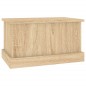 vidaXL Baúl almacenaje madera contrachapada roble sonoma 50x30x28 cm vidaXL Baúl almacenaje madera contrachapada roble sonoma 50x30x28 cm