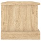 vidaXL Baúl almacenaje madera contrachapada roble sonoma 50x30x28 cm vidaXL Baúl almacenaje madera contrachapada roble sonoma 50x30x28 cm