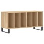 vidaXL Mueble discos madera contrachapada roble Sonoma 100x38x48 cm vidaXL Mueble discos madera contrachapada roble Sonoma 100x38x48 cm