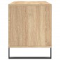 vidaXL Mueble discos madera contrachapada roble Sonoma 100x38x48 cm vidaXL Mueble discos madera contrachapada roble Sonoma 100x38x48 cm