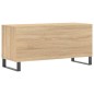vidaXL Mueble discos madera contrachapada roble Sonoma 100x38x48 cm vidaXL Mueble discos madera contrachapada roble Sonoma 100x38x48 cm