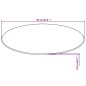 vidaXL Tablero de cristal templado redondo 300 mm vidaXL Tablero de cristal templado redondo 300 mm