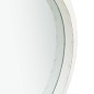 vidaXL Espejo de pared con correa blanco 50 cm vidaXL Espejo de pared con correa blanco 50 cm