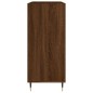 vidaXL Mueble discos madera contrachapada roble marrón 84,5x38x89 cm