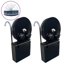 vidaXL Soporte para cúpula de piscina acero