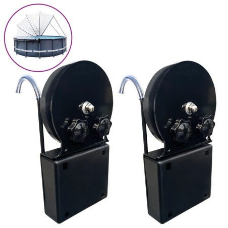 vidaXL Soporte para cúpula de piscina acero
