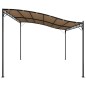 vidaXL Toldo acero y tela gris taupe 4x3 m 180 g/m² vidaXL Toldo acero y tela gris taupe 4x3 m 180 g/m²