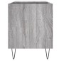 vidaXL Mueble de discos madera de ingeniería gris Sonoma 85x38x48 cm vidaXL Mueble de discos madera de ingeniería gris Sonoma 85x38x48 cm