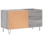 vidaXL Mueble de discos madera de ingeniería gris Sonoma 85x38x48 cm vidaXL Mueble de discos madera de ingeniería gris Sonoma 85x38x48 cm