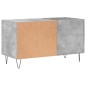 vidaXL Mueble de discos madera de ingeniería gris hormigón 85x38x48 cm
