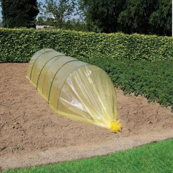 Nature Plástico para túnel de cultivo 2,5x10 m amarillo 6030212