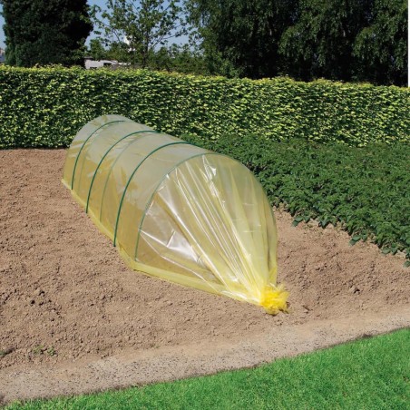 Nature Plástico para túnel de cultivo 2,5x10 m amarillo 6030212