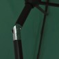 vidaXL Sombrilla verde 3 m palo de acero vidaXL Sombrilla verde 3 m palo de acero