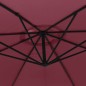 vidaXL Sombrilla voladiza con poste de aluminio 350 cm rojo burdeos vidaXL Sombrilla voladiza con poste de aluminio 350 cm rojo burdeos
