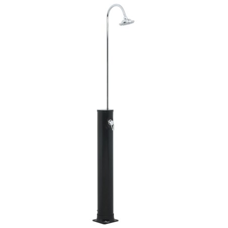 vidaXL Ducha solar negro 214 cm 20 L