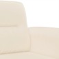 vidaXL Juego de sofás con cojines 3 piezas tela microfibra beige vidaXL Juego de sofás con cojines 3 piezas tela microfibra beige