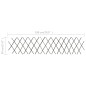 vidaXL Vallas enrejadas de sauce 5 unidades 180x30 cm vidaXL Vallas enrejadas de sauce 5 unidades 180x30 cm