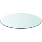vidaXL Tablero de mesa de cristal templado redondo 500 mm vidaXL Tablero de mesa de cristal templado redondo 500 mm