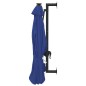 vidaXL Sombrilla de pared con LEDs y poste de metal 300 cm azul vidaXL Sombrilla de pared con LEDs y poste de metal 300 cm azul