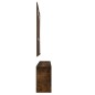 vidaXL Set mueble zapatero 3 en 1 madera contrachapada roble ahumado vidaXL Set mueble zapatero 3 en 1 madera contrachapada roble ahumado