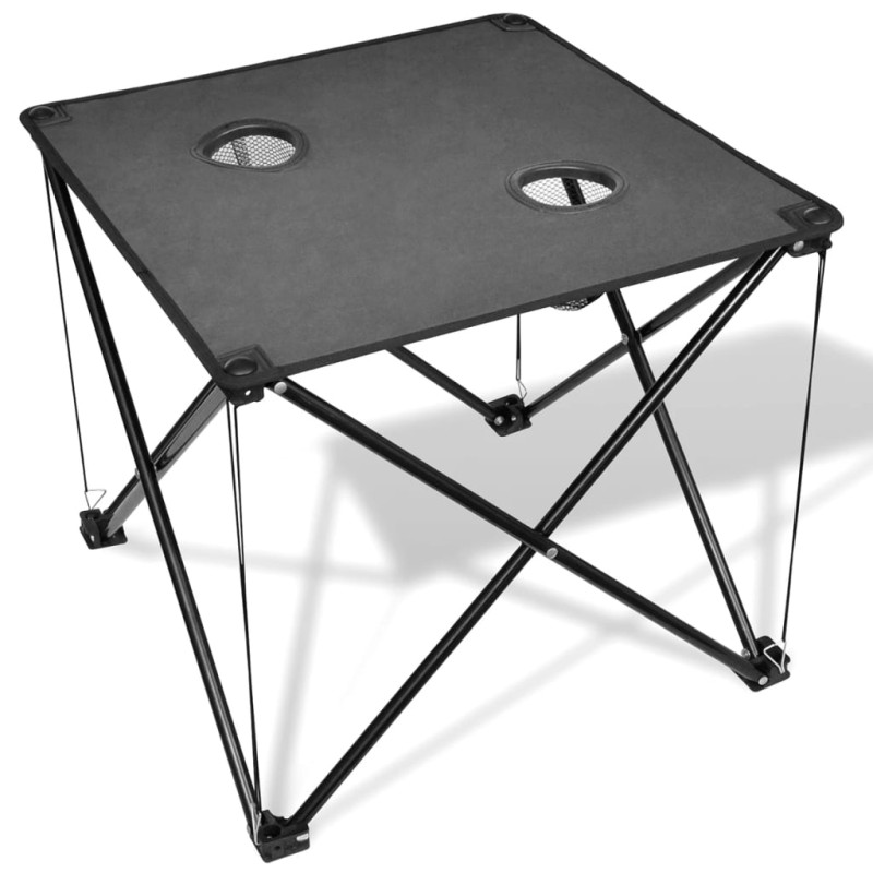 Mesa de camping plegable gris Mesa de camping plegable gris