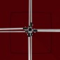 vidaXL Carpa plegable profesional aluminio rojo tinto 3x3 m vidaXL Carpa plegable profesional aluminio rojo tinto 3x3 m
