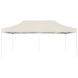 vidaXL Carpa plegable profesional de aluminio crema 6x3 m