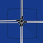 vidaXL Carpa plegable profesional de aluminio azul 2x2 m vidaXL Carpa plegable profesional de aluminio azul 2x2 m