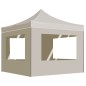 vidaXL Carpa plegable profesional paredes aluminio color crema 2x2 m vidaXL Carpa plegable profesional paredes aluminio color crema 2x2 m