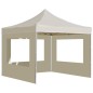 vidaXL Carpa plegable profesional paredes aluminio color crema 2x2 m vidaXL Carpa plegable profesional paredes aluminio color crema 2x2 m