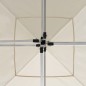 vidaXL Carpa plegable profesional paredes aluminio color crema 2x2 m vidaXL Carpa plegable profesional paredes aluminio color crema 2x2 m