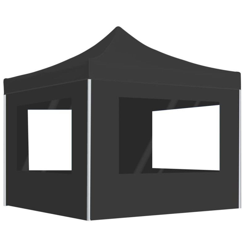 vidaXL Carpa plegable profesional con paredes aluminio gris 2x2 m vidaXL Carpa plegable profesional con paredes aluminio gris 2x2 m