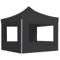 vidaXL Carpa plegable profesional con paredes aluminio gris 2x2 m vidaXL Carpa plegable profesional con paredes aluminio gris 2x2 m