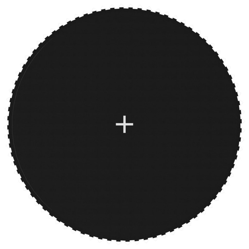 vidaXL Lona de salto para cama elástica redonda tela negro 4,27 m vidaXL Lona de salto para cama elástica redonda tela negro 4,27 m
