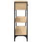 vidaXL Mesa consola madera de ingeniería roble Sonoma 72,5x25x75 cm vidaXL Mesa consola madera de ingeniería roble Sonoma 72,5x25x75 cm