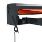 vidaXL Toldo retráctil aluminio y tela naranja y marrón 5x3 m