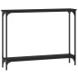 vidaXL Mesa consola madera de ingeniería negra 100x22,5x75 cm vidaXL Mesa consola madera de ingeniería negra 100x22,5x75 cm