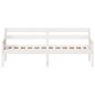 vidaXL Sofá cama madera maciza de pino blanco 75x190 cm vidaXL Sofá cama madera maciza de pino blanco 75x190 cm