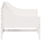 vidaXL Sofá cama madera maciza de pino blanco 75x190 cm vidaXL Sofá cama madera maciza de pino blanco 75x190 cm