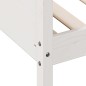 vidaXL Sofá cama madera maciza de pino blanco 75x190 cm vidaXL Sofá cama madera maciza de pino blanco 75x190 cm
