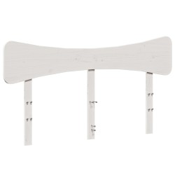 vidaXL Cabecero de cama madera maciza de pino blanco 160 cm