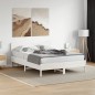 vidaXL Cabecero de cama madera maciza de pino blanco 160 cm vidaXL Cabecero de cama madera maciza de pino blanco 160 cm