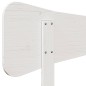 vidaXL Cabecero de cama madera maciza de pino blanco 160 cm vidaXL Cabecero de cama madera maciza de pino blanco 160 cm