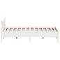 vidaXL Estructura de cama madera maciza de pino blanco 120x200 cm