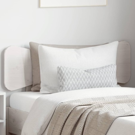 vidaXL Cabecero de cama madera maciza de pino blanco 75 cm 