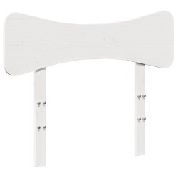 vidaXL Cabecero de cama madera maciza de pino blanco 75 cm 