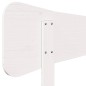 vidaXL Cabecero de cama madera maciza de pino blanco 75 cm vidaXL Cabecero de cama madera maciza de pino blanco 75 cm