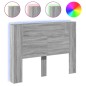 vidaXL Cabecero de cama con luz LED gris Sonoma 140x16,5x103,5 cm vidaXL Cabecero de cama con luz LED gris Sonoma 140x16,5x103,5 cm