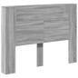 vidaXL Cabecero de cama con luz LED gris Sonoma 140x16,5x103,5 cm vidaXL Cabecero de cama con luz LED gris Sonoma 140x16,5x103,5 cm