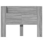 vidaXL Cabecero de cama con luz LED gris Sonoma 140x16,5x103,5 cm vidaXL Cabecero de cama con luz LED gris Sonoma 140x16,5x103,5 cm